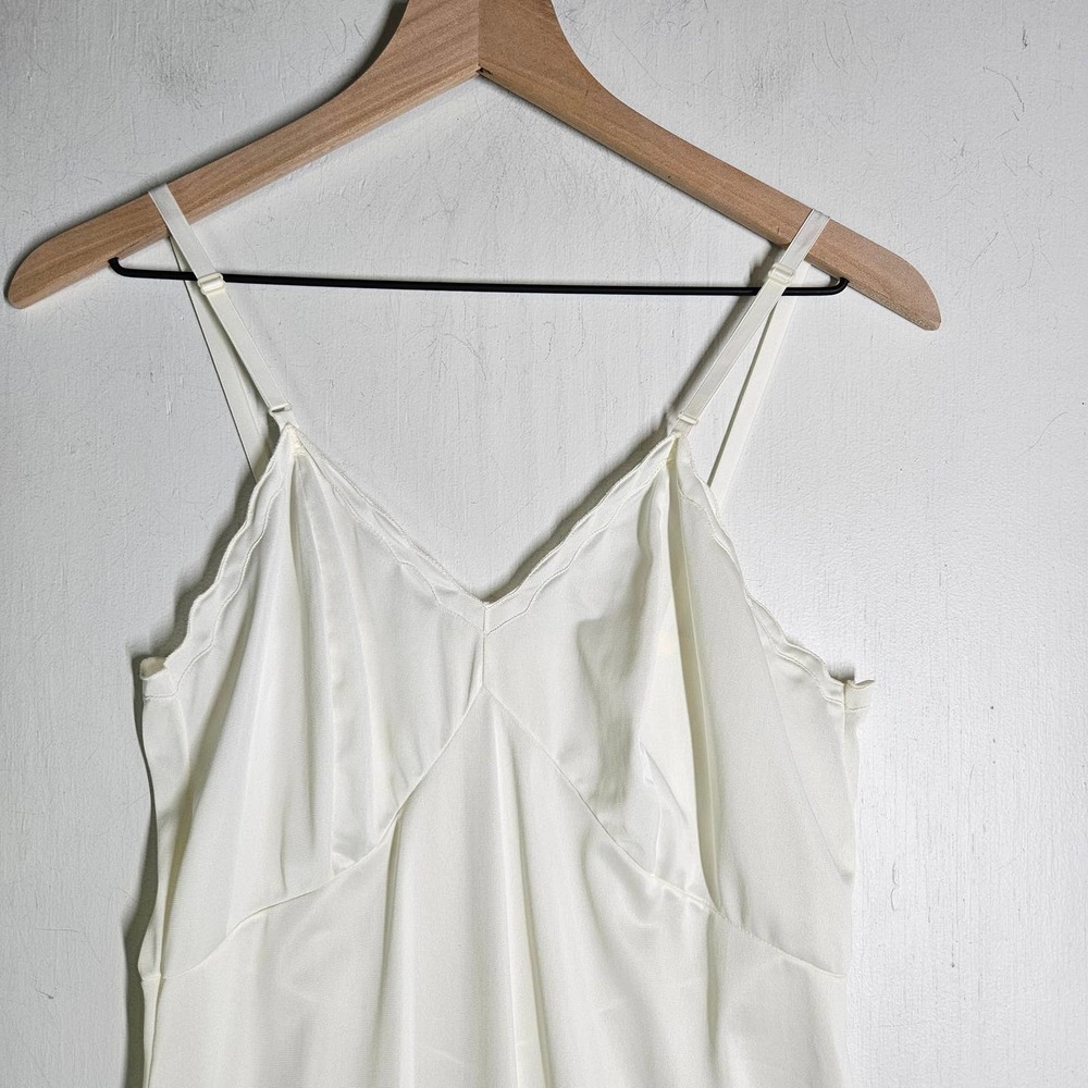 Vintage Gaymode Unclingable Full Slip 36 Reg White Penneys - Picture 4 of 11
